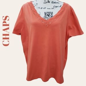 Chaps 🍊 V-Neck Top